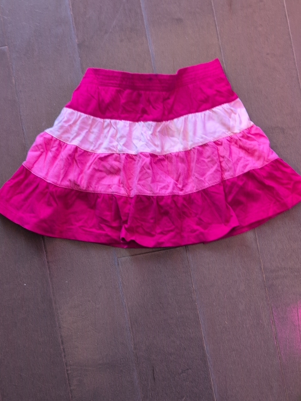 H&M Pink Tiered Circle Skirt